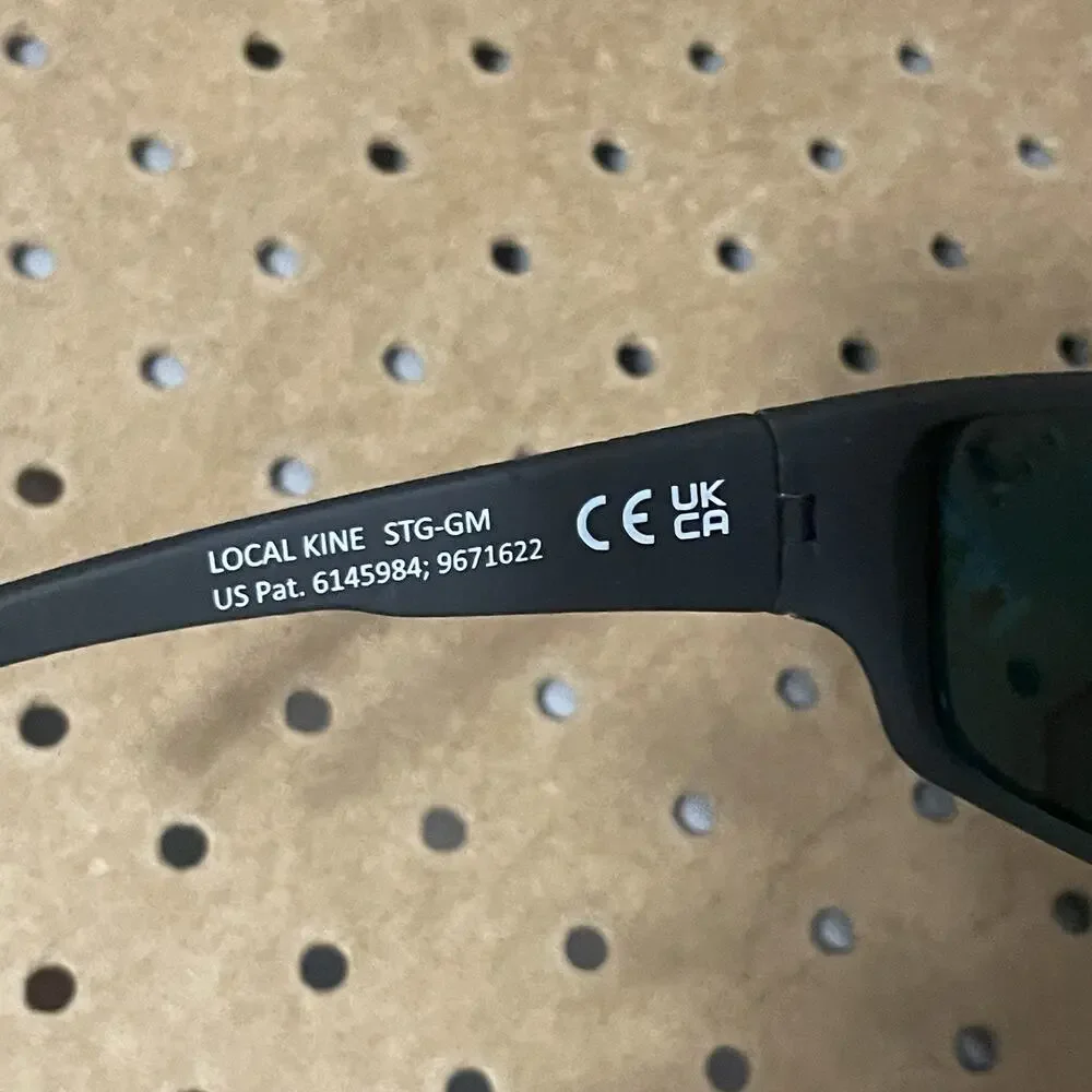 Maui Jim Local Kine Sunglasses Mens Black MJ810-27M Transparent Lenses 61-18-125